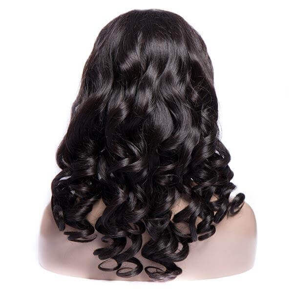 Loose Wave Wigs - Curly Wigs - Natural Color - High Quality - Wigs for Sale - Brazilian Human Hair Wigs - Long Wigs - Lace Front