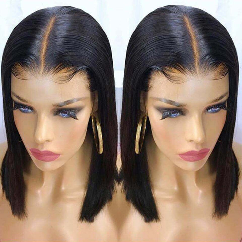 Straigth Bob Wigs - Black Wigs - High Quality - Wigs for Sale - Brazilian Human Hair Wigs - Short Wigs - Lace Front - Remy Hair