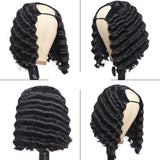 Short Bob Wig - Deep Wave - High Quality - Wig for Sale - Remy Hair - Short Wig - Brazilian Hair - Human Hair Wig - Natural Black Color