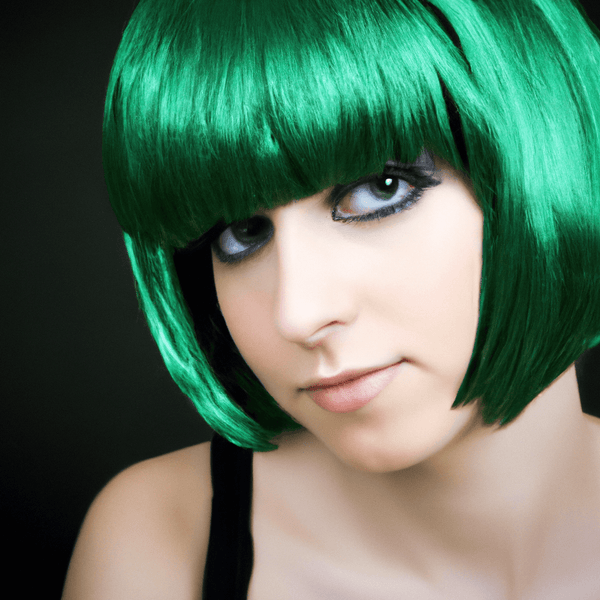 Green Wig - Cosplay Wig  - Halloween Wigs - Wig Cosplay