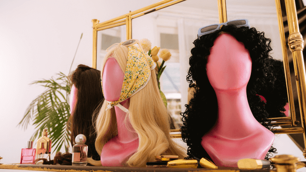 Wigs with Bangs vs. No-Bang Alternatives Wigs on Mannequin Heads
