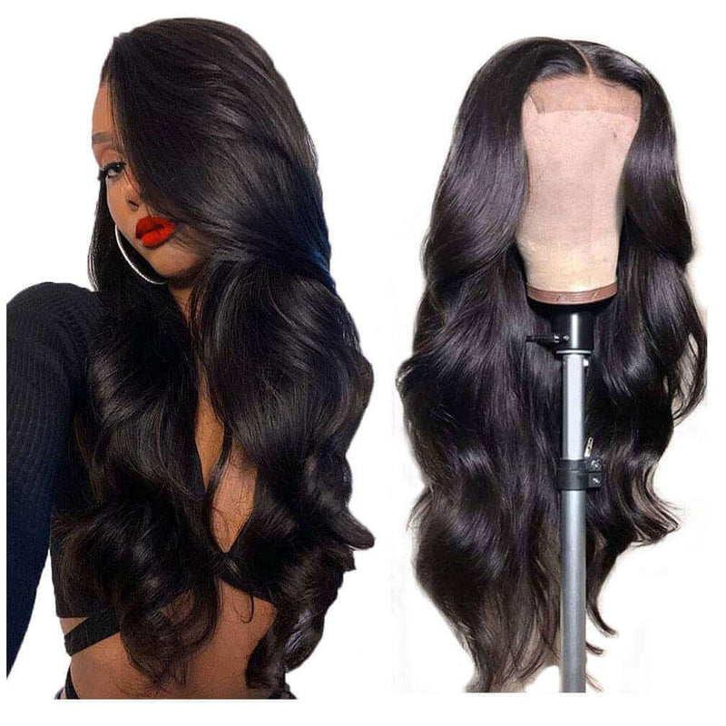 Body Wave Wigs - Black Wigs - High Quality - Wigs for Sale - Brazilian Human Hair Wigs - Long Wigs - Lace Front - Remy Hair
