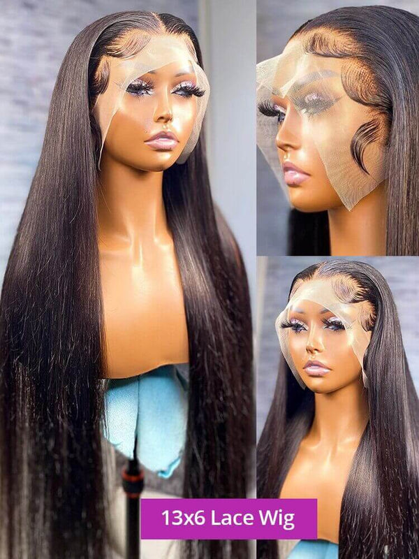 Black Wigs - Straight Wigs - High Quality - Wigs for Sale - Brazilian Human Hair Wigs - Long Wigs - Lace Front - Remy Hair