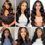 Body Wave Wigs - High Quality - Wigs for Sale - Remy Hair - Best Human Hair Wigs - Natural Looking Wigs - Natural Color - Brazilian Hair - Long Wigs