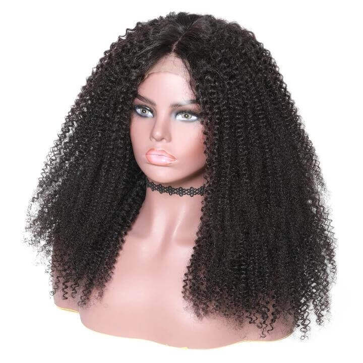 Afro Wigs - Kinky and Curly Wigs - Natural Color - High Quality - Wigs for Sale - Brazilian Human Hair Wigs - Long Wigs - Synthetic Wigs