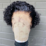 Curly Wig - Frontal Lace - High Quality - Wig for Sale - Remy Hair - Short Wig - Multiple Color Choice - Human Hair Wigs - Transparent Lace