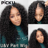 Remy Hair Wigs - Deep Wave Wigs - High Quality - Wigs for Sale - Human Hair Wigs - Best Human Hair Wigs - Natural Color - Long Wigs - U & V Part Wigs