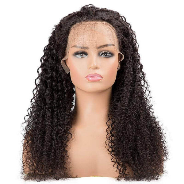 Kinky Curl Wigs - Black Wigs - High Quality - Wigs for Sale - Brazilian Human Hair Wigs - Long Wigs - Lace Front - Remy Hair