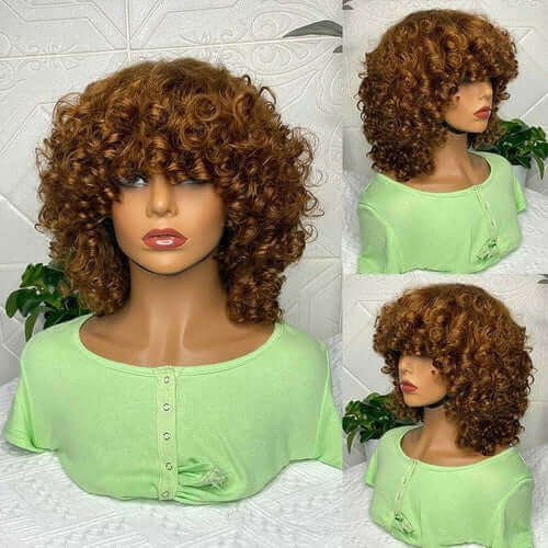 Rose Curl Wigs - Remy Hair - High Quality - Wigs for Sale - Synthetic Wigs - Human Hair Wigs - Wigs with Bangs - Spiral Curl Wigs