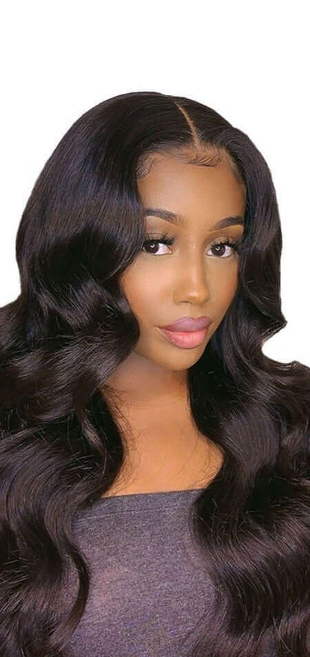 Natural Color Wigs - Body Wave Wigs - T Part Lace - Remy Hair Wigs - Human Hair Wigs - High Quality - Brazilian Hair - Synthetic Wigs