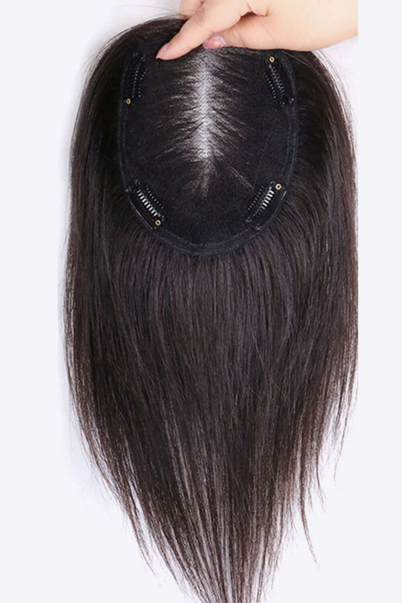 Human Hair Topper - High Quality - Wigs for Sale - Brazilian Human Hair - Short Wig - Natural Color - Remy Hair - Virgin Human Hair
