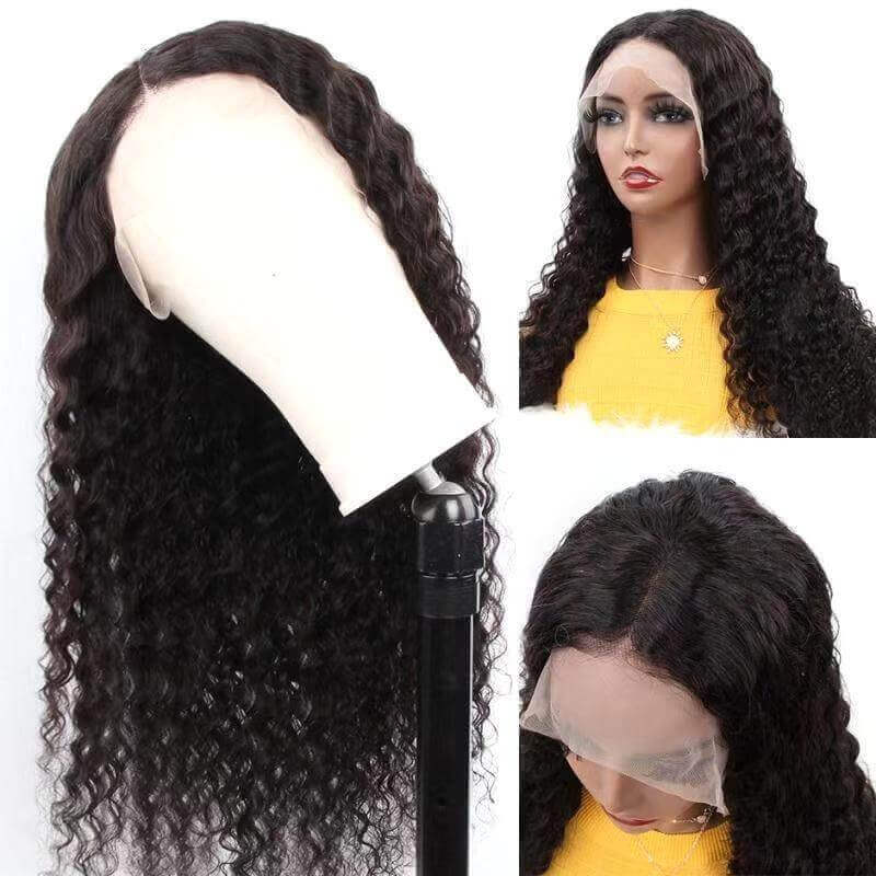 Deep Wave Wigs - High Quality - Wigs for Sale - Remy Hair - Best Human Hair Wigs - Natural Looking Wigs - Natural Color - Brazilian Hair - Long Wigs