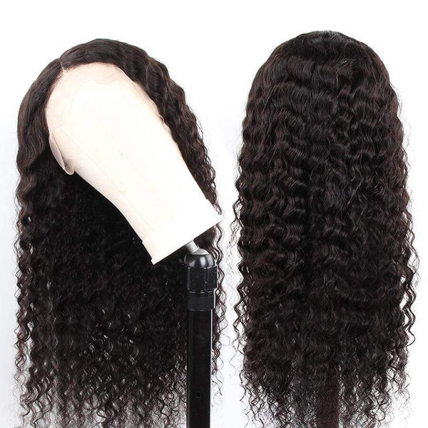 Deep Wave Wigs - High Quality - Wigs for Sale - Remy Hair - Best Human Hair Wigs - Natural Looking Wigs - Natural Color - Brazilian Hair - Long Wigs