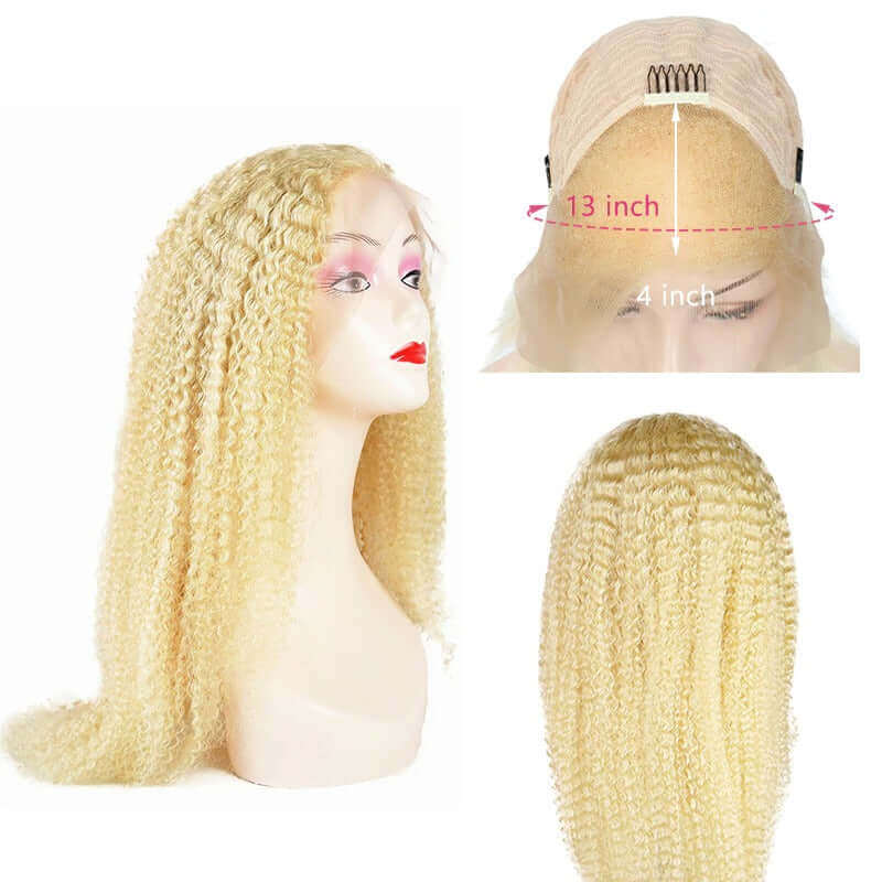 Curly Wigs - High Quality - Wigs for Sale - Brazilian Human Hair - Long Wigs - 100% Human Hair Wigs - Remy Hair - Blonde Wigs
