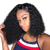 Jerry Wigs - Curly Bob Wigs - High Quality Wigs - Natural Looking - Remy Hair - Natural Looking Wigs - Black Wigs - Synthetic Wigs