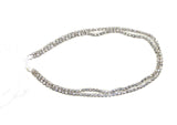 Headpiece - Rhinestone - High Quality - Glass Crystals - 2-Row Split Rhinestone Band- 16" Chain length - One size fits all - Best Rhinestone Band